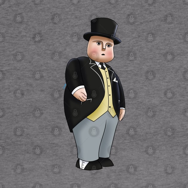 The Fat Controller by corzamoon